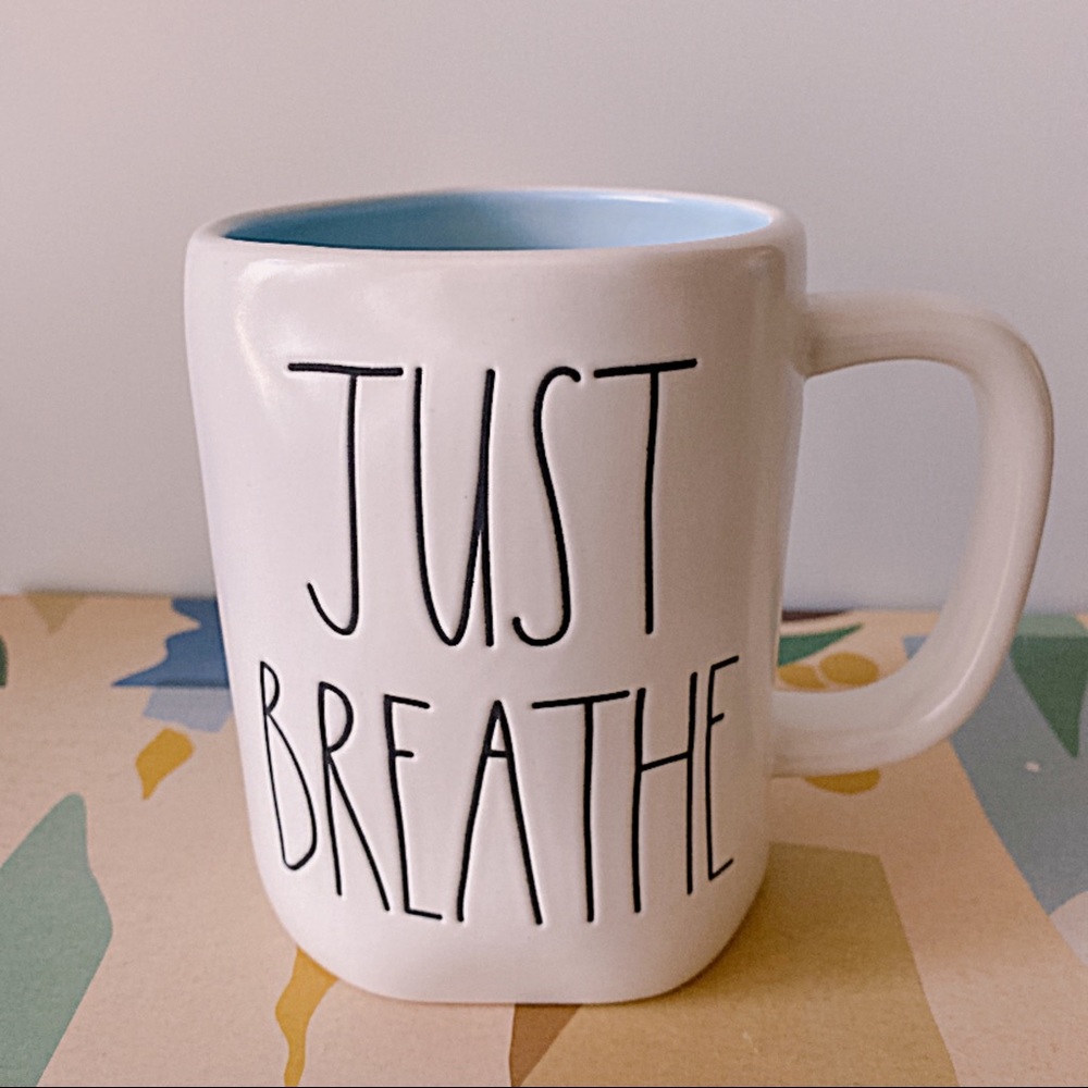Rae Dunn Just Breathe Mug